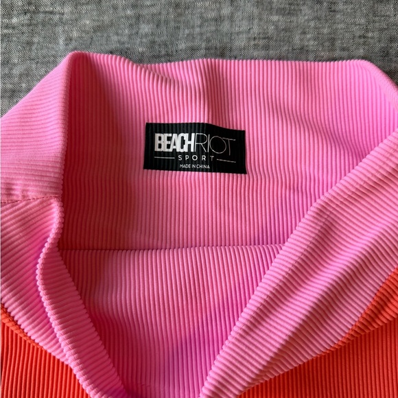 Beach Riot Samantha Rib Color-Block Shorts - Picture 4 of 5